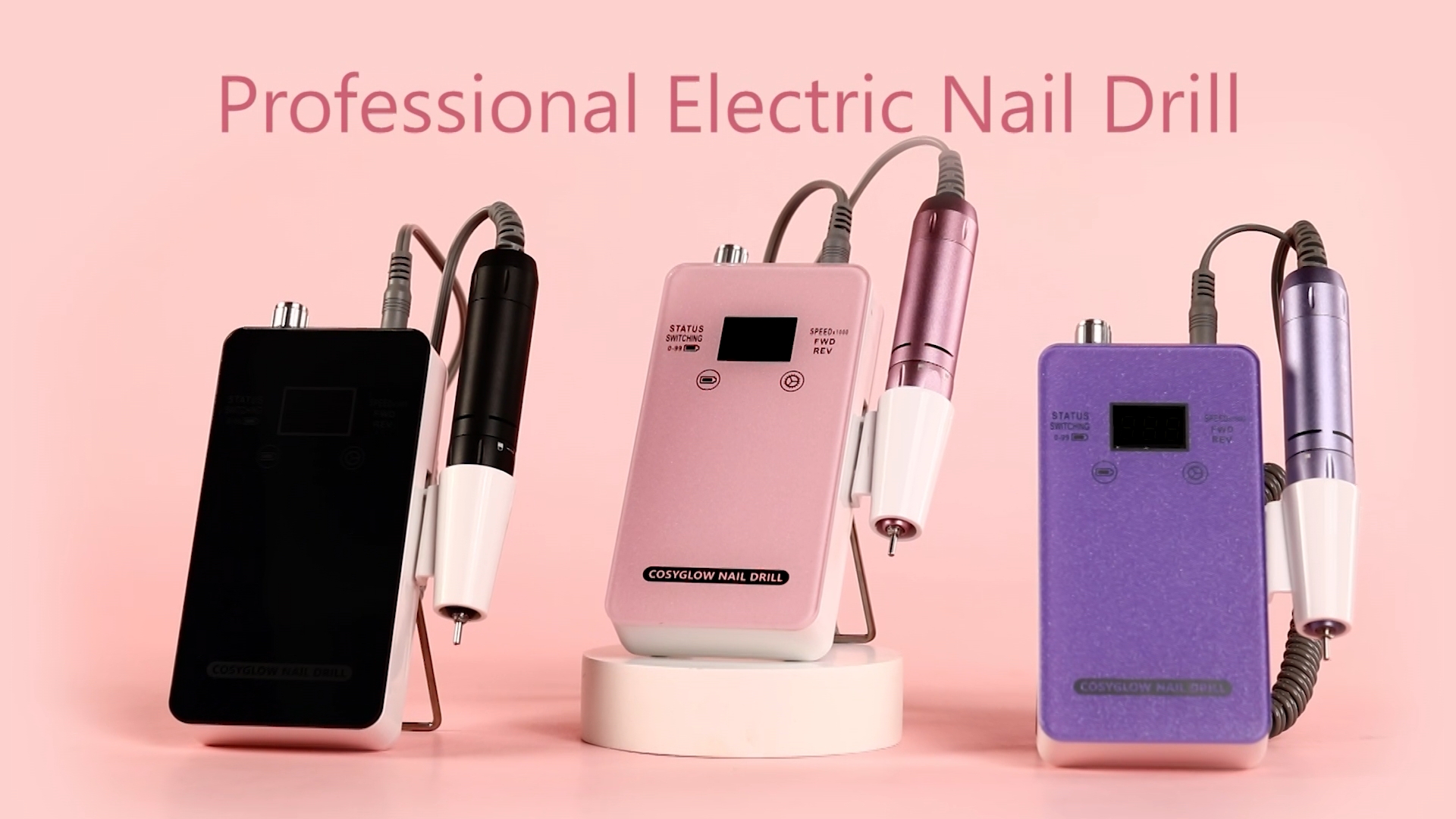 Amazon.com: Professional Electric Nail Drill File:COSYGLOW Glitter
